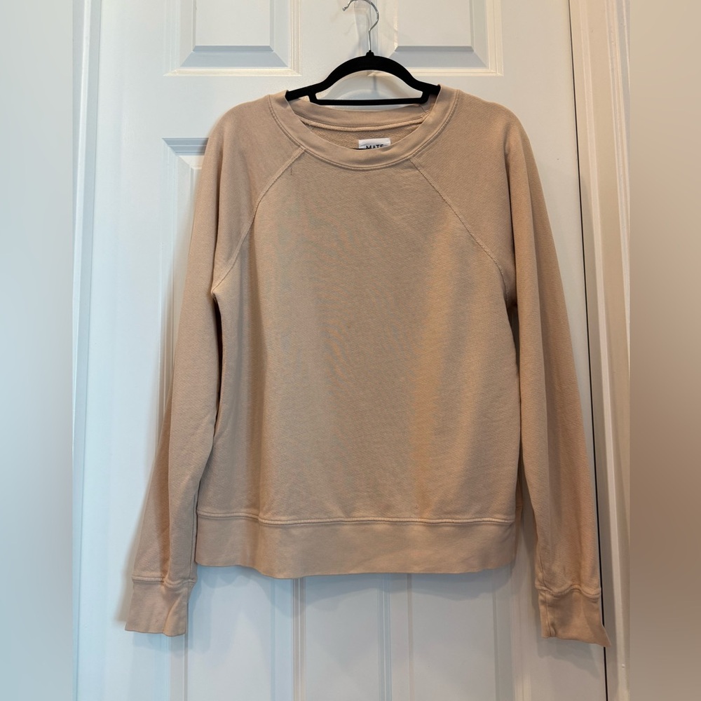 Organic Cotton Fleece Raglan Sweatshirt lightweight